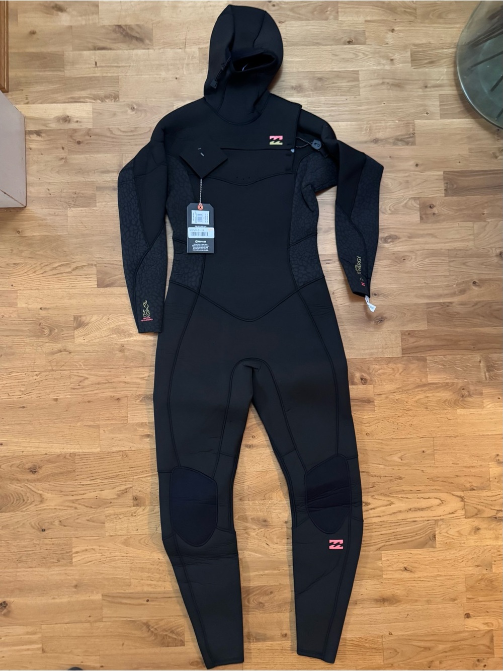 NWT Billabong Synergy 5/4 Hooded Wetsuit